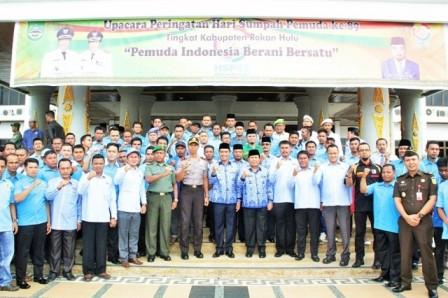 Peringatan Sumpah Pemuda Ke 89, Suparman : Rohul Butuh Pemuda Yang Cerdas Dan Berkualitas